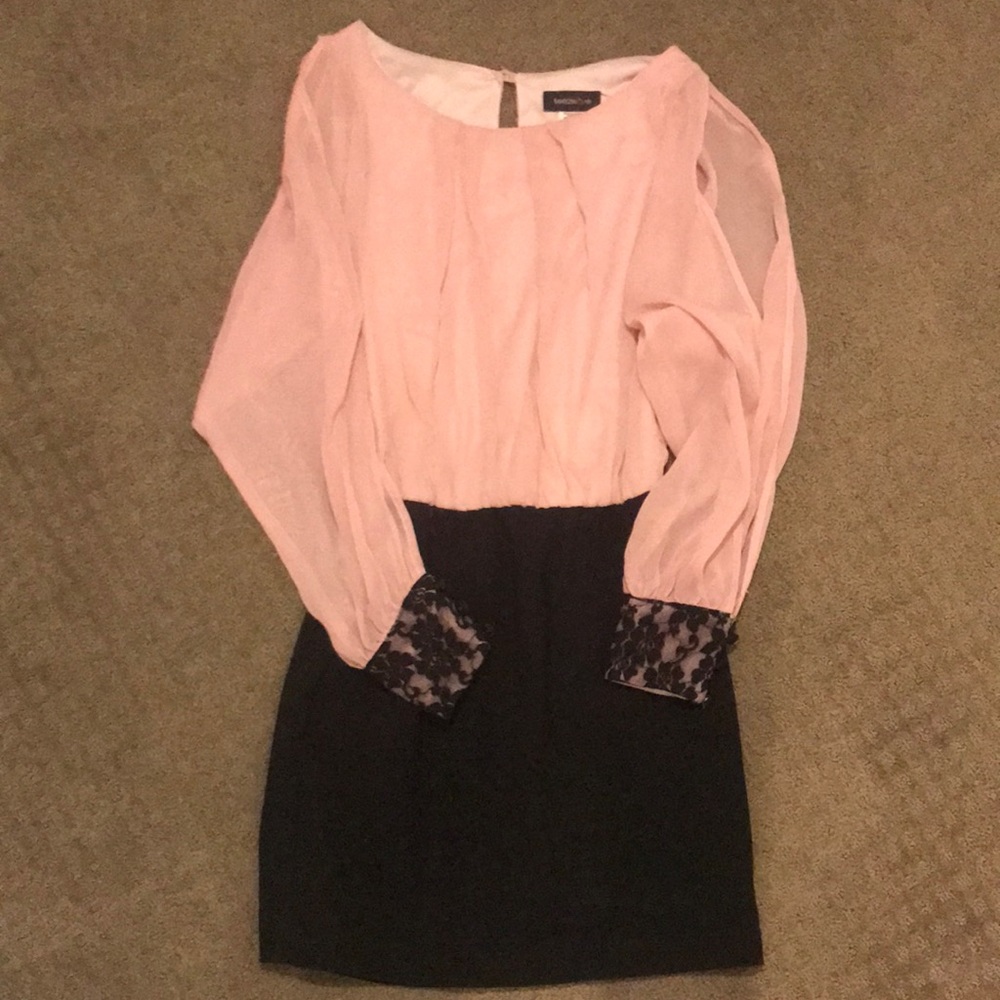 Teeze Me Pink and Black Dress - Size 5